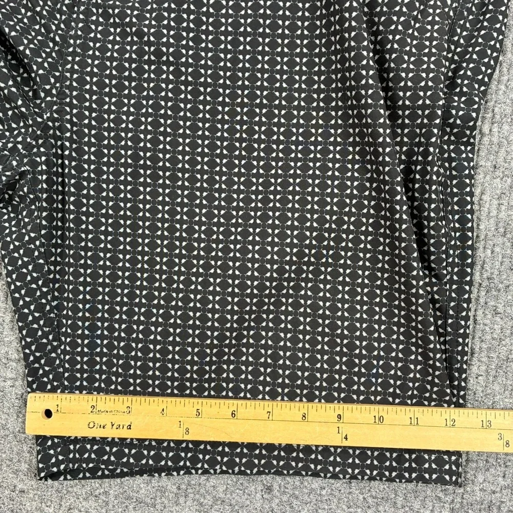 Scales Fishing Board Shorts Mens 42 Black White Geometric Quick Dry Stretch
